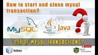 how to use MySQL transactions in java | commit and rollback sql queries | java tutorials #41