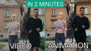 Convert Any Video Into ANIME | Video To Animation AI