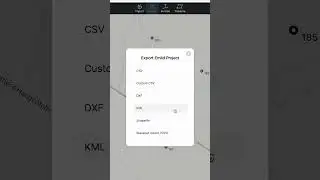 Import and export formats in Emlid Flow