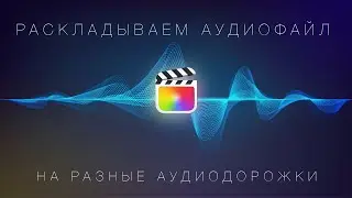 Как разделить разные каналы в звуковом файле в Final Cut Pro X