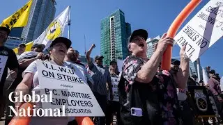 Global National: July 19, 2023 | Frustration grows as BC port workers strike reignites