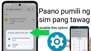 how to switch sim for calling || Choose SIM for this call enable Calls preference on android