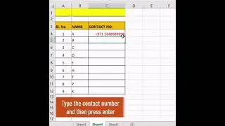 New way to enter country code in Excel#exceltips#excel#viral #trending#ytshorts#youtubeshorts