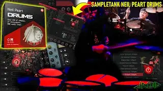 IK Multimedia Sampletank 4 NEIL PEART DRUMS Sound Demo (Total Studio Max Bundle) w/ Simmons Titan 50