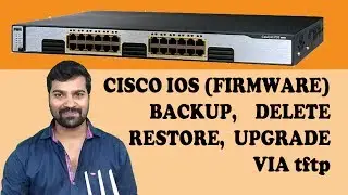 Cisco 3750 IOS Backup, Delete, Restore and Upgrade (Hindi)