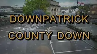 Downpatrick. St Patricks Grave. Down Cathedral. Drone Flight