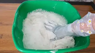 My tulle is crystal clear, even after many years. Sharing an old secret recipe