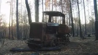 МЕТАЛЛ ВЫСШЕГО СОРТА! МОЩНЫЕ ТРАКТОРНЫЕ ЗАПЧАСТИ РАСКИДАНЫ ПО ЛЕСУ, ДОСТАЕМ ДВИЖОК И КАТКИ.