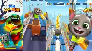 Talking tom gold run gameplay (iOS and Android) #talkingtom #talkingtomgoldrun #tom #