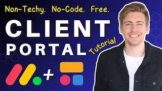 Create a FREE Monday.com Client Portal (Softr Tutorial for Beginners)