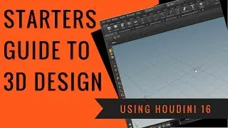 Beginners guide to Learn 3D in Houdini 16 - SideFX 3D Video Tutorial: Procedural Interface and nodes