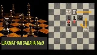 Решение шахматной задачки №9. Шахматы. Тактика
