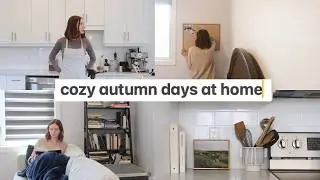 cozy autumn days at home 🍁 gratitude board, fall meal prep, seasonal living & slow morning rituals