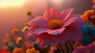 flower bloom intro video