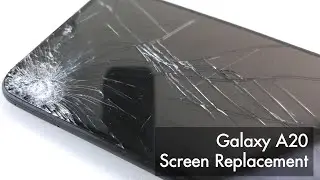 Samsung Galaxy A20 Screen Replacement - Glass and OLED Replacement - full tutorial