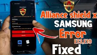 All Samsung FRP Bypass Android 11/12 || 😢Alliance X Shield Error E13,E19,E8, Update|| ✅Fixed 2022