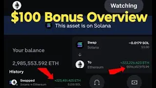 How To Buy Ethereum $3 Get 223,266 ETH $596,657,975 Make Bitcoin Money Overview $100 Bonus