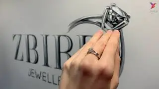 Кольцо с бриллиантом  1 Ct. E/VS1 GIA  от ZBIRD JEWELLERY