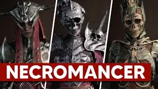 ALL Necromancer Transmog Armor Sets & All Color Variants - Diablo 4