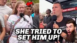 BRAINWASHED GIRL GETS SHUT DOWN BY CHARLIE KIRK!