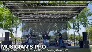 Musician's Pro Event Production: New EuroStage Mobile Stage for Med Center Health and Tyrone Dunn