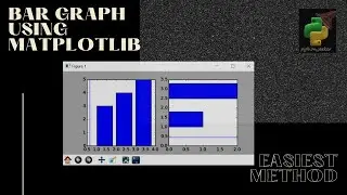 How to plot bar graph using matplotlib in python? #python_seeker #python #matplotlib