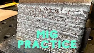 MIG Welding Practice Beads