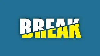 BREAK TEKS EFEK | BELAJAR COREL DRAW