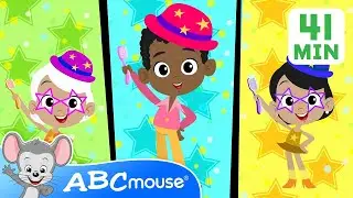 🎶 Brush and Brush & More Fun Songs! 🦷 | 40 Minute Kids Music Video Compilation | ABCmouse