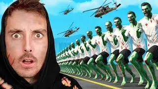 1 Zombie vs 100 Players in GTA