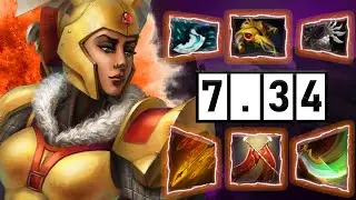 БЫСТРЫЙ ГАЙД НА ЛЕГУ В ПАТЧЕ 7.34 ДОТА 2 | LEGION COMMANDER DOTA 2