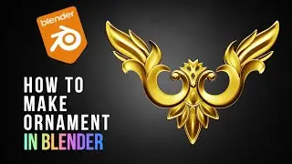 How to make Ornament (5) IN BLENDER [TIMELAPSE]