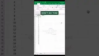 MS Excel tricks ⌨️ #msexcel