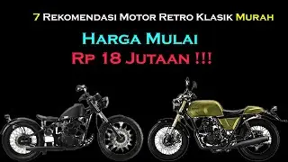 7 Rekomendasi Motor Retro Klasik Murah Harga Mulai Rp 18 Jutaan