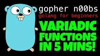 GOLANG VARIADIC FUNCTIONS IN 5 MINUTES!!!!!! Go Tutorial for Beginners