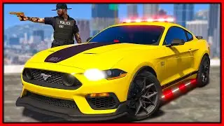 I Become High Speed Mustang Cop Unit in GTA 5 RP