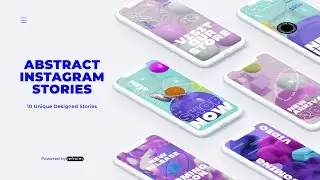 Abstract Instagram Stories for After Effects, Premiere Pro MOGRT