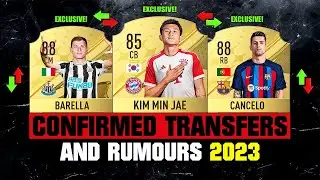 FIFA 23 | NEW CONFIRMED TRANSFERS & RUMOURS! ✅🔥 ft. Cancelo, Barella, Kim Min Jae… etc