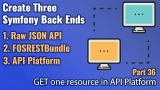 Create Three Symfony Back Ends - Part #36 - GET One Resource in API Platform