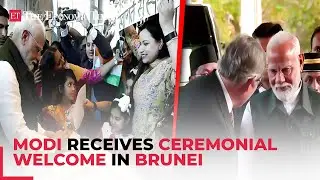 Modi receives ceremonial welcome in Brunei; Indian Diaspora welcomes PM with pride and enthusiasm