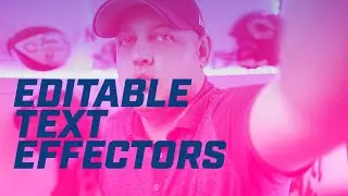 Make Your Text Effectors Editable - After Effects Type Tutorial