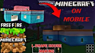 freefire L shape house making 🔥🤯 