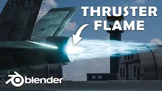 Thruster Engine Flame - Blender 4.0+ Tutorial