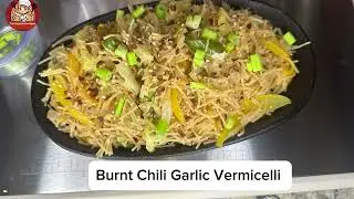 Burnt Chili Garlic Vermicelli Noodles/Healthy Breakfast Recipe