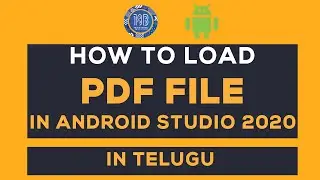 How To Load Pdf Into Our App In Android Stduio In Telugu