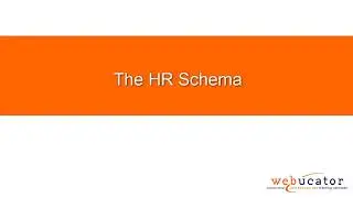 Introduction to Oracle's HR Schema