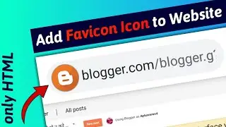 Add Favicon Logo in website/webpage using Html | Webkit Coding