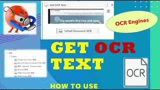 Get OCR Text | OCR Engines in UiPath | Use case | Extract text from Ui Element or Image