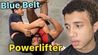 Powerlifter Challenges Jiu Jitsu Blue Belt