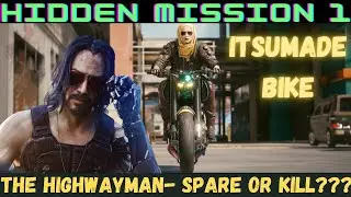 Hidden Mission 1: The highwayman - Josie, James & Itsumade Ghost horse bike, Cyberpunk 2077